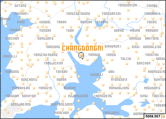 map of Changdong-ni