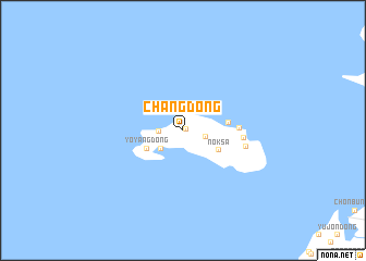 map of Chang-dong