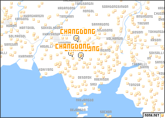 map of Chang-dong