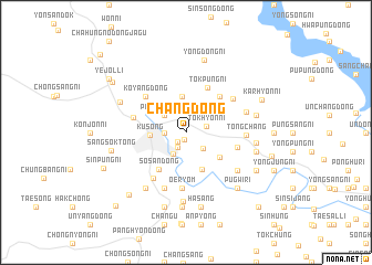 map of Chang-dong
