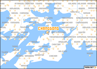 map of Chang-dong