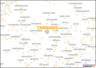 map of Chang-dong