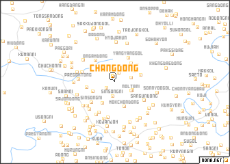 map of Chang-dong