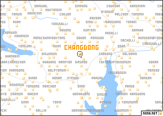 map of Chang-dong