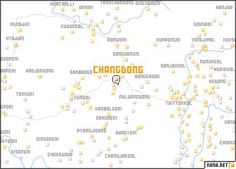 map of Chang-dong