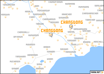 map of Chang-dong