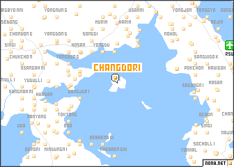 map of Changdo-ri