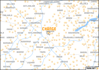 map of Chānge