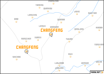 map of Changfeng
