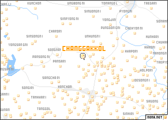 map of Changgak-kol