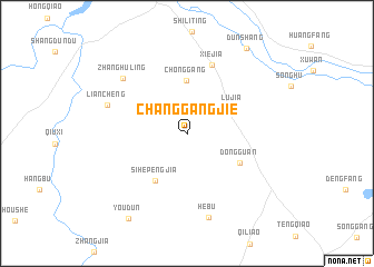 map of Changgangjie