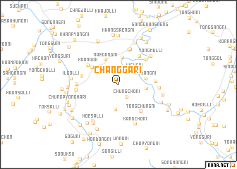 map of Changga-ri