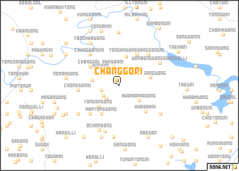 map of Changgŏ-ri