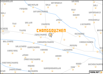 map of Changgouzhen