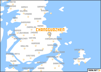 map of Changguozhen