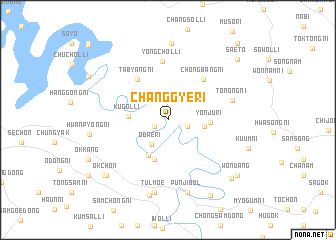 map of Changgye-ri