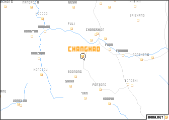 map of Changhao