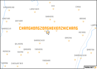 map of Changhongzonghekenzhichang