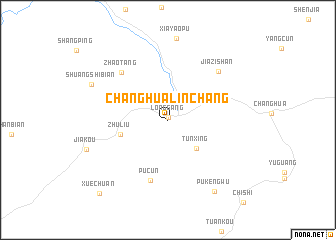 map of Changhua Linchang