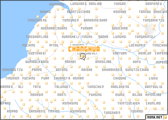 map of Chang-hua