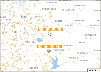 map of Changhŭng-ni