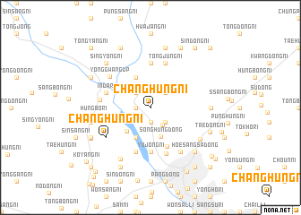 map of Changhŭng-ni