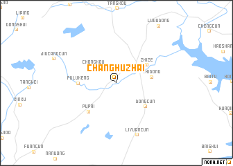 map of Changhuzhai