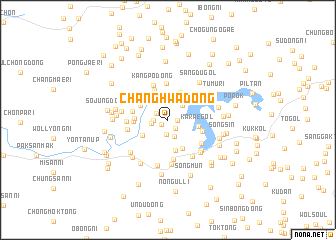 map of Changhwa-dong