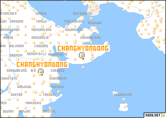map of Changhyŏn-dong