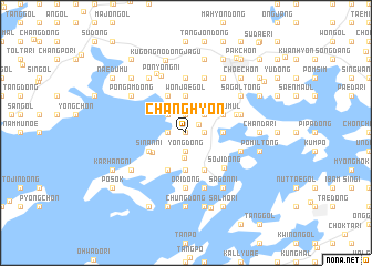 map of Changhyŏn