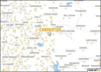 map of Changhyŏn