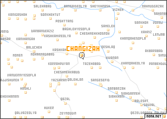 map of Changīzah