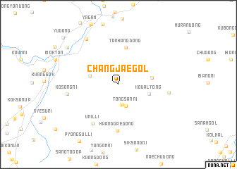 map of Changjae-gol