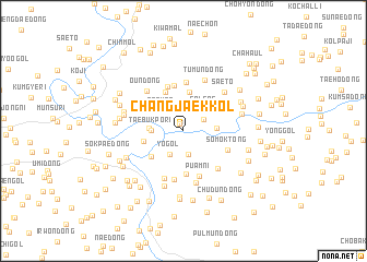 map of Changjaek-kol