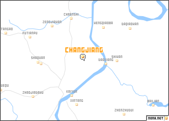 map of Changjiang