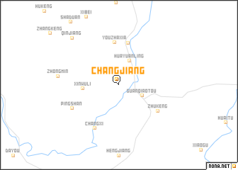 map of Changjiang