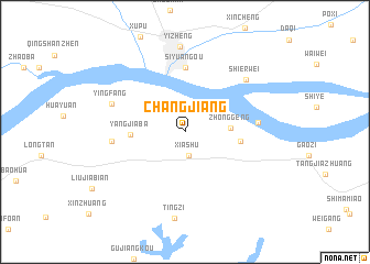 map of Changjiang
