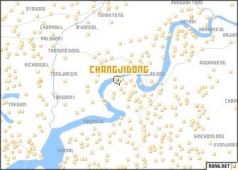 map of Changji-dong