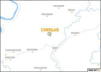 map of Changjie