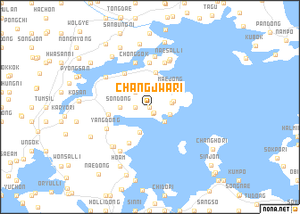 map of Changjwa-ri