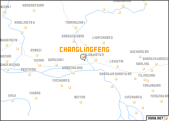 map of Changlingfeng