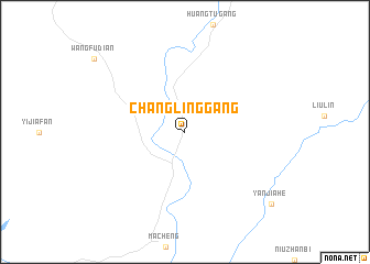 map of Changlinggang