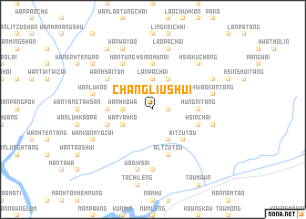 map of Changliu-shui