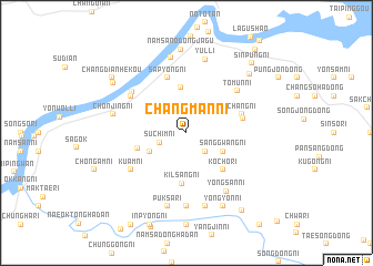 map of Changman-ni