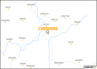 map of Changming