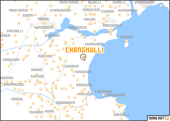 map of Changmul-li