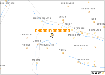 map of Changmyŏng-dong