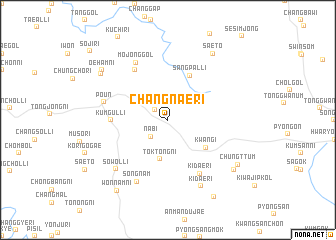 map of Changnae-ri