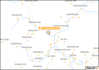 map of Changnim-ni