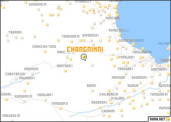 map of Changnim-ni